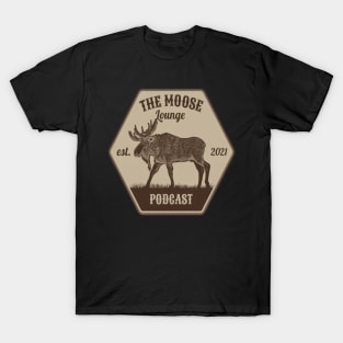 Moose Lounge Podcast Logo T-Shirt